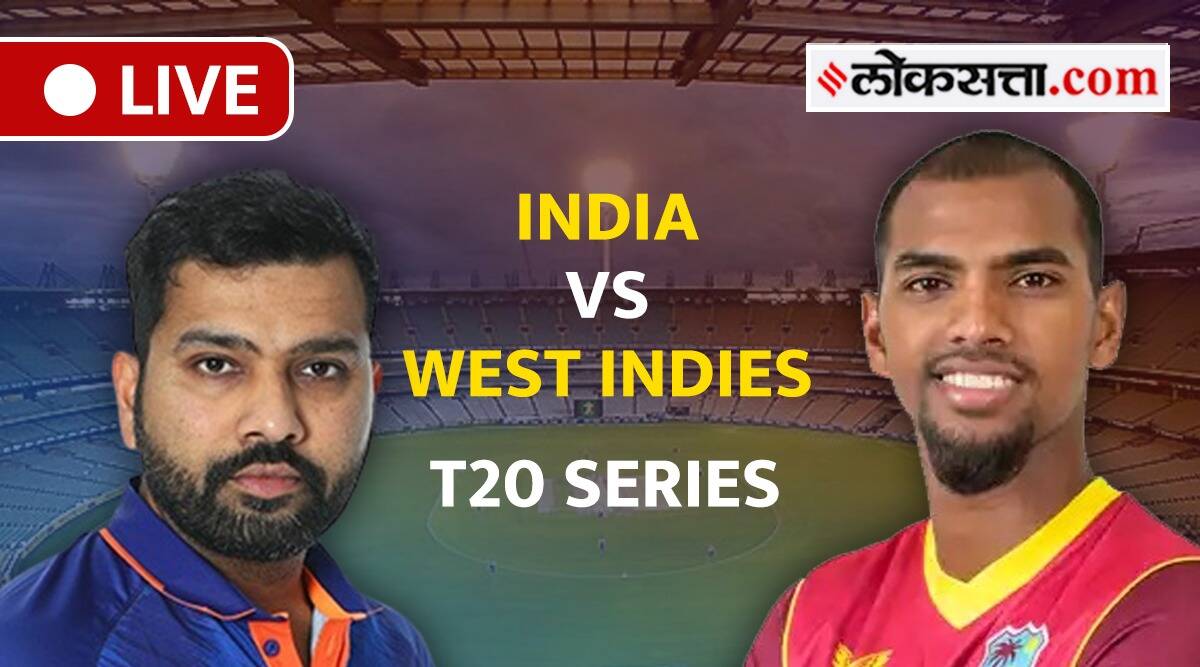India vs West Indies 1st T20 Live Match Score