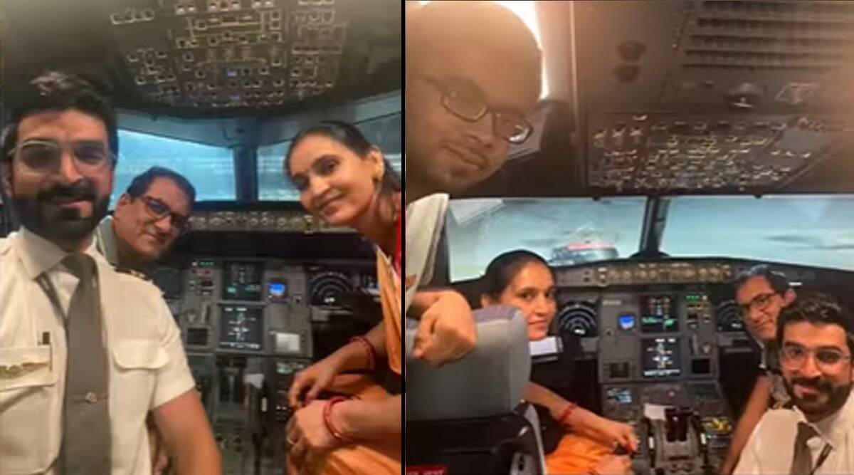 Pilot's son gave his parents a wonderful surprise