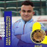 commonwealth games 2022 sudhir won gold medal para powerlifting