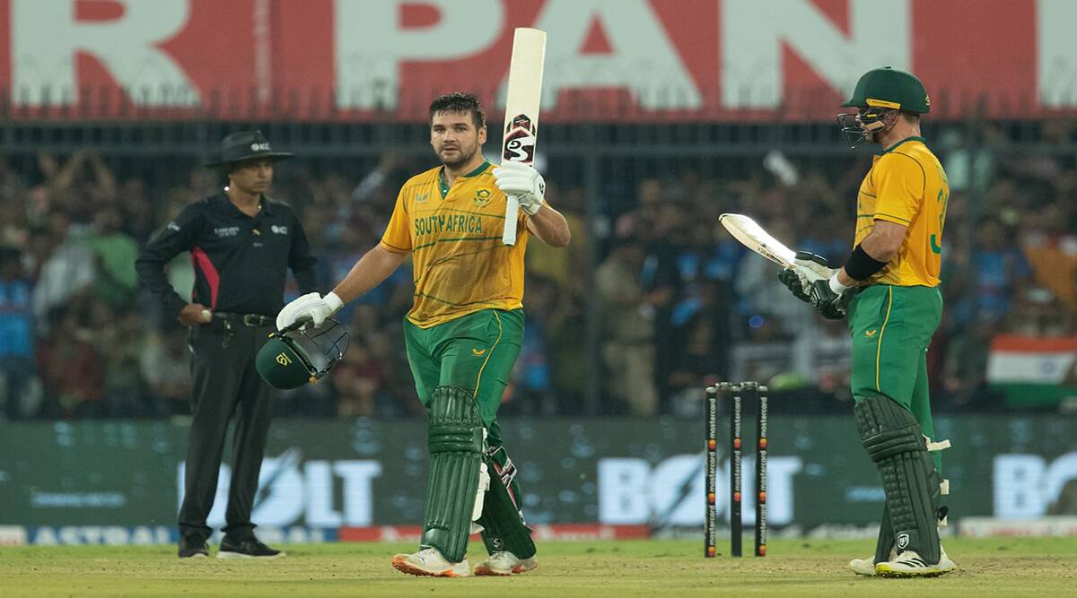 Riley Rosso scored a century as South Africa beat India by 49 runs avw 92